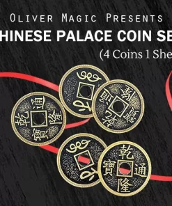 Chinese Palace Coin Set (4 Coins 1 Shell) by Oliver Magic