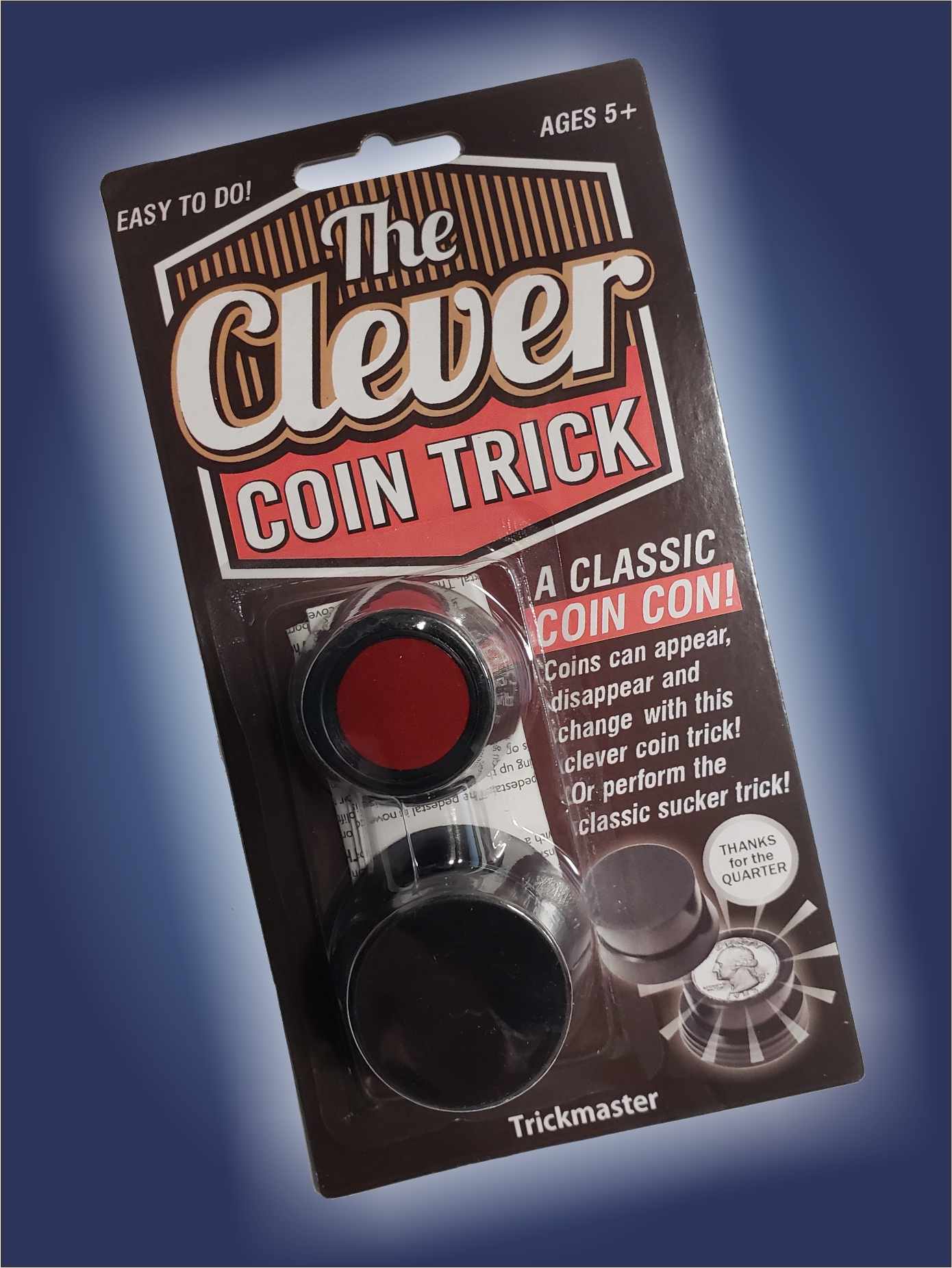 Clever Coin Trick / Coin Con - Blistercarded - dozen