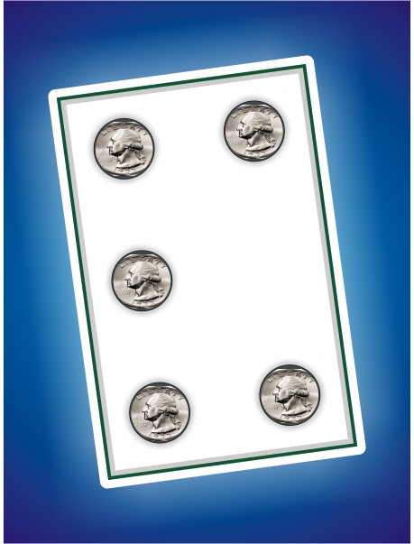 Coin Card - bulk - 100 pieces