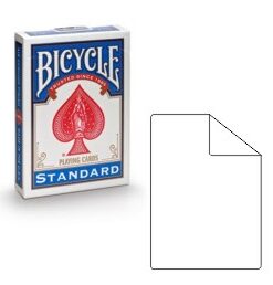 Bicycle Double Blank Deck