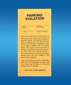 Parking Tickets - dozen